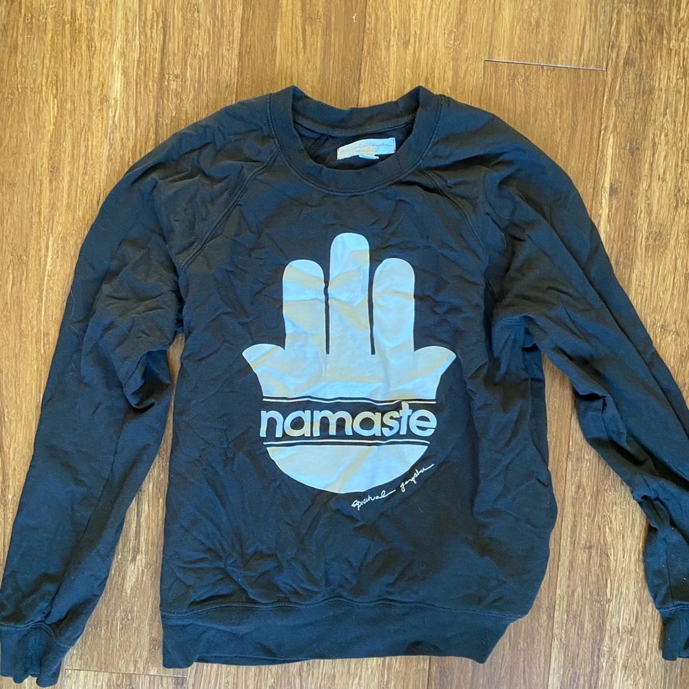 Spiritual Gangster XS Namaste Sweatshirt